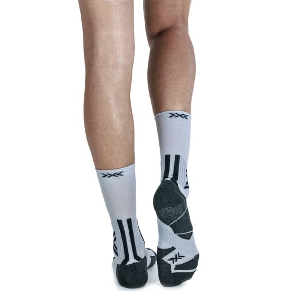 Chaussette running X-SOCKS TRAILRUN PERFORM CREW PEARL GREY/CHARCOAL
