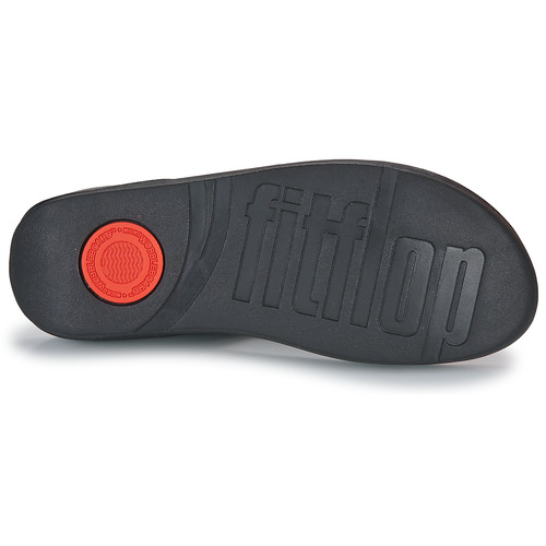 FitFlop - HALO METALLIC-TRIM TOE-POST SANDALS - Noir