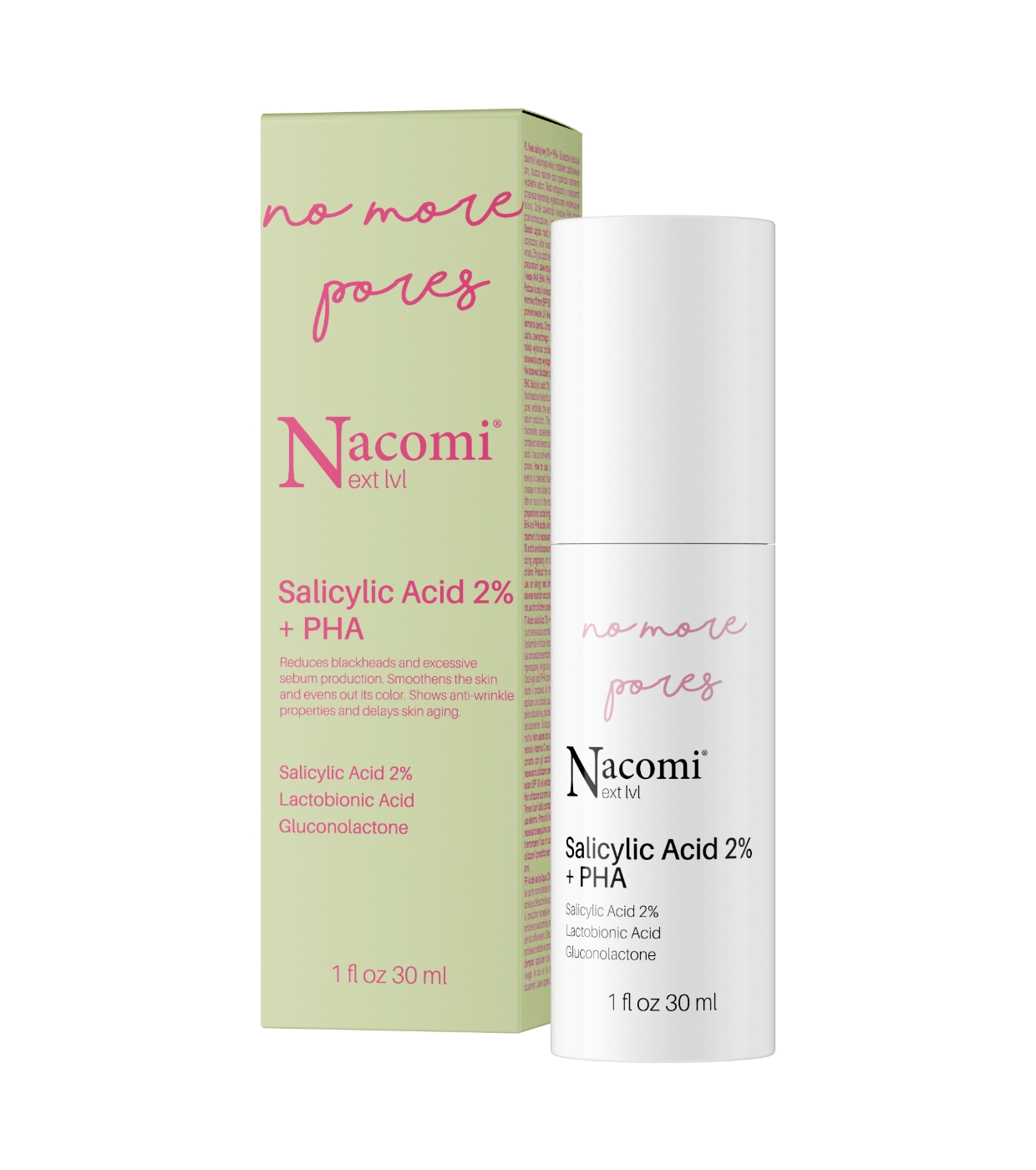 Nacomi - *Next Level* - Sérum com ácido salicílico 2% + PHA No More Pores