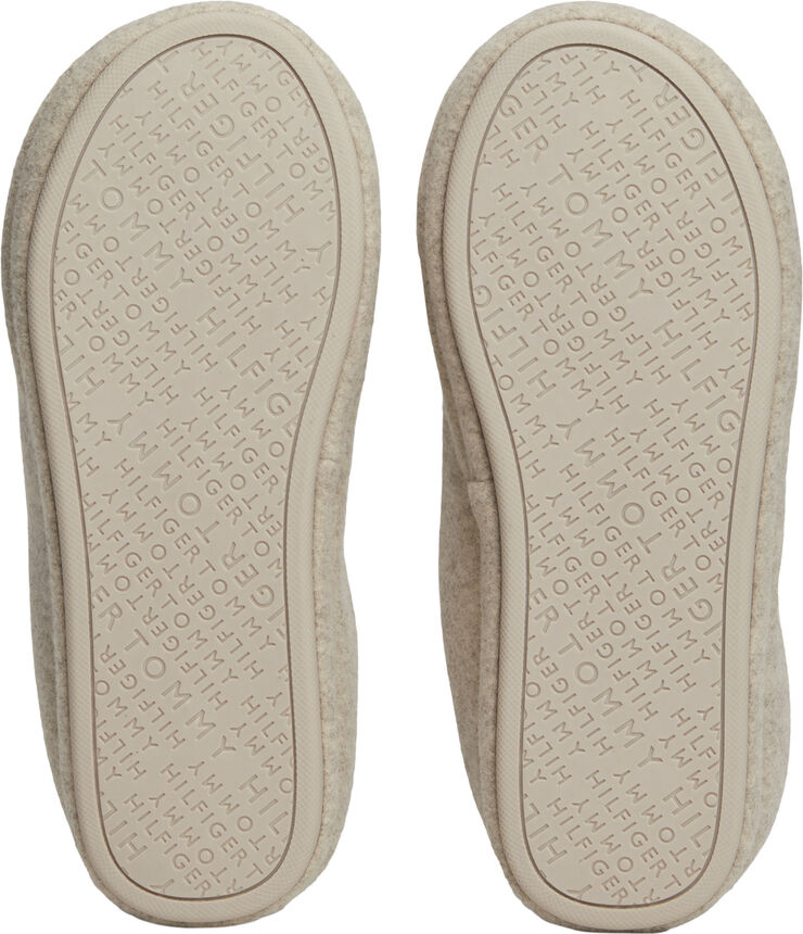 Tommy Hilfiger TH EMBROIDERED BASICS SLIPPER Beige heather