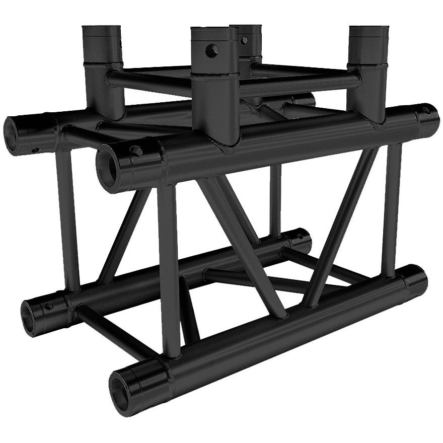 Contestage QUATRO-A03 BLK hoekverbinding 3 richtingen 90° 50 x 50 x 50 cm zwart
