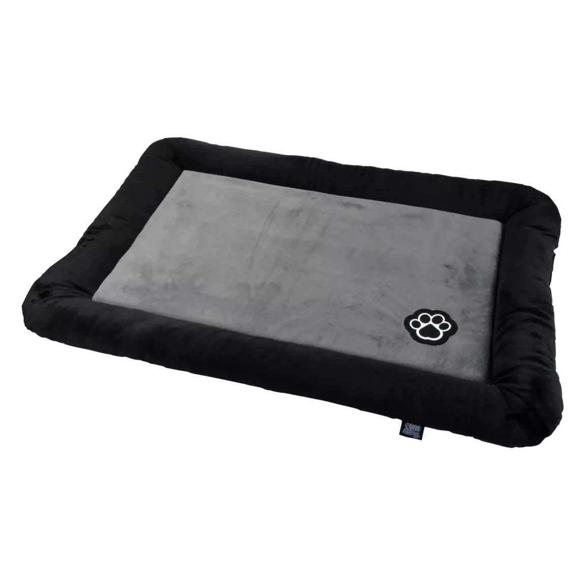 Matelas pour chat et chien Patchy L90 cm Gris/Noir