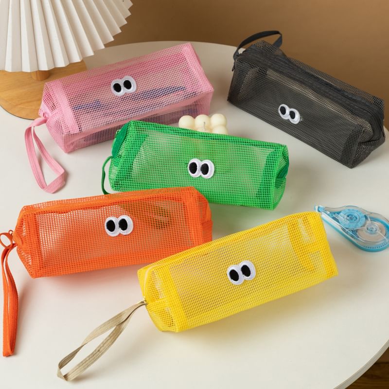 Parundele - Cartoon Eye Mesh Etui