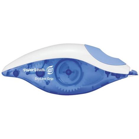 Correcteur à sec Roller Paper Mate Dryline Grip Color largeur 5 mm - Longueur 8,5 m