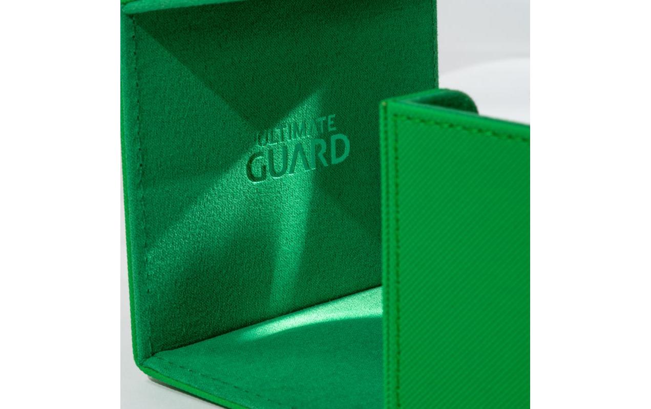 Kartenbox XenoSkin Sidewinder Monocolor 100+ GrünHochwertige Box für Sammelkarten in Standardgrösse