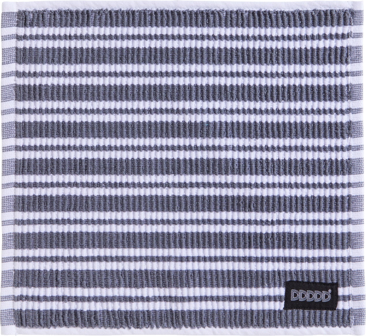 DDDDD vaatdoek Classic Clean grijs / wit 30 x 30 cm