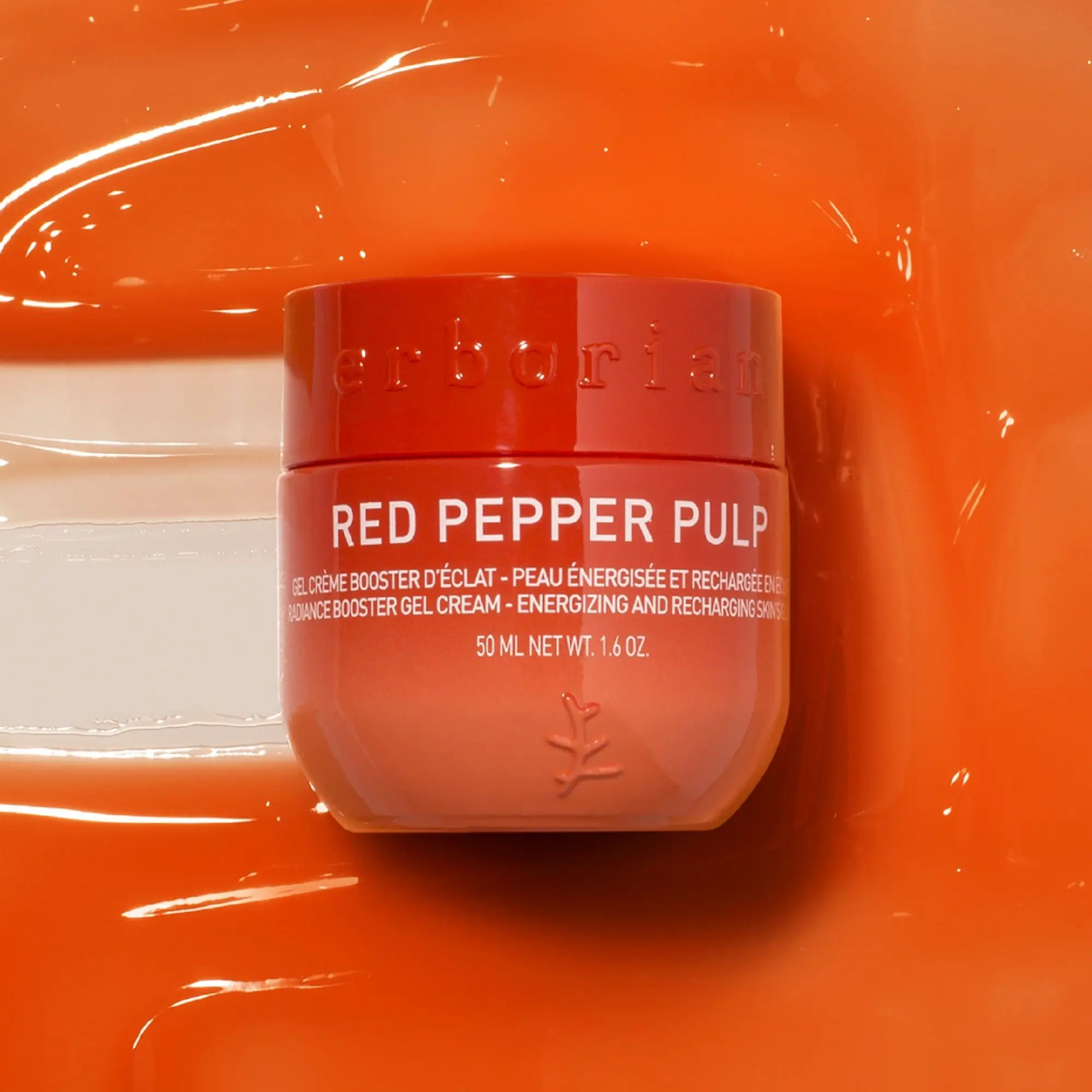 Erborian - Red Pepper Pulp Gel Crème Booster d'Eclat- Anti-tâches et éclat