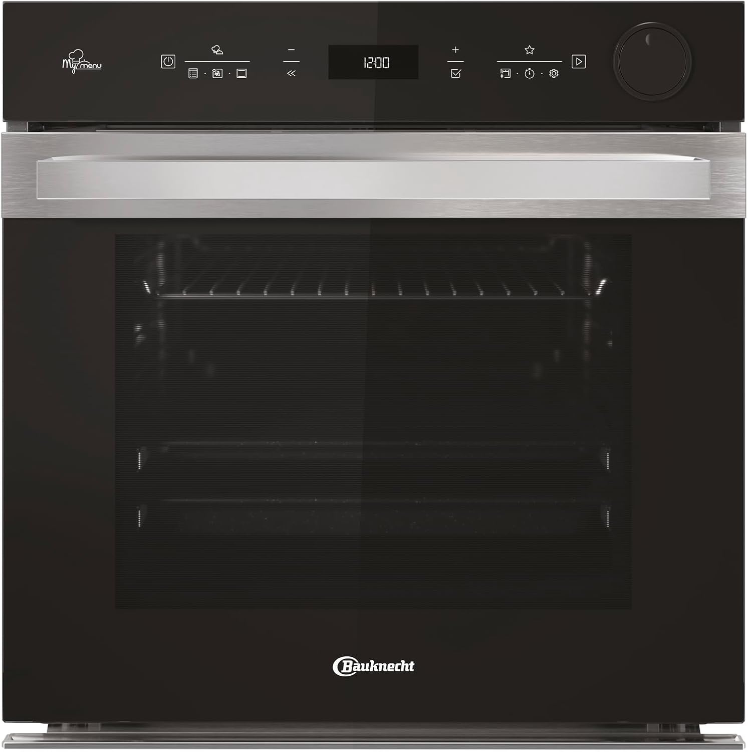 Bauknecht BIK5S DP8F2 ES Einbau Dampf-Backofen/Soft Steam/FlexiClean-Hydrolyse und-oder Pyrolyse/AirFry-Funktion inkl. Blech/Multiflow/MyMenu/ 2-fach Teilauszug/Energieklasse A+