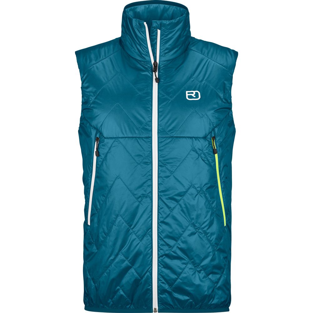 ORTOVOX Swisswool Piz Vial Weste Herren petrol blue