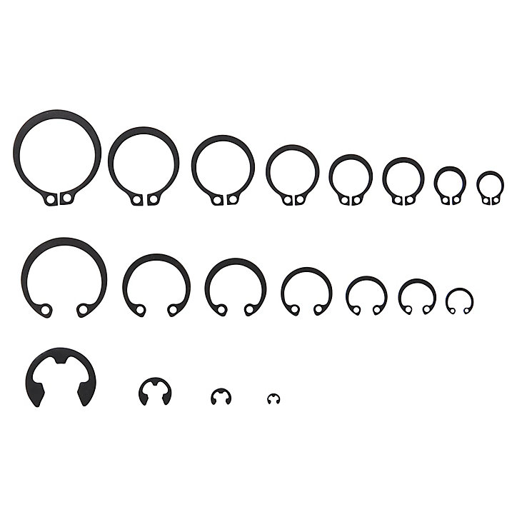 Circlips 1000 pièces - assortiment