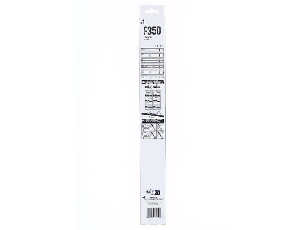 ESCOVA LIMPA PÁRA-BRISAS AUCHAN FLAT BLADE GX35