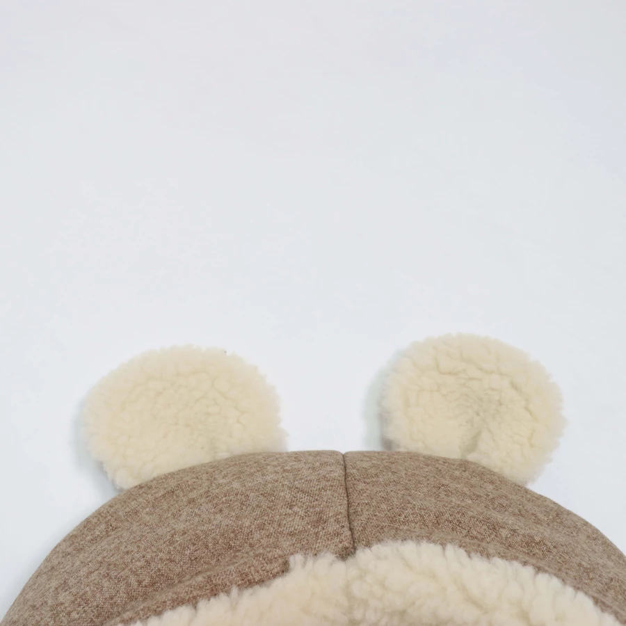 Kaiser Winterfußsack HOODY MAUS WOOL wheat