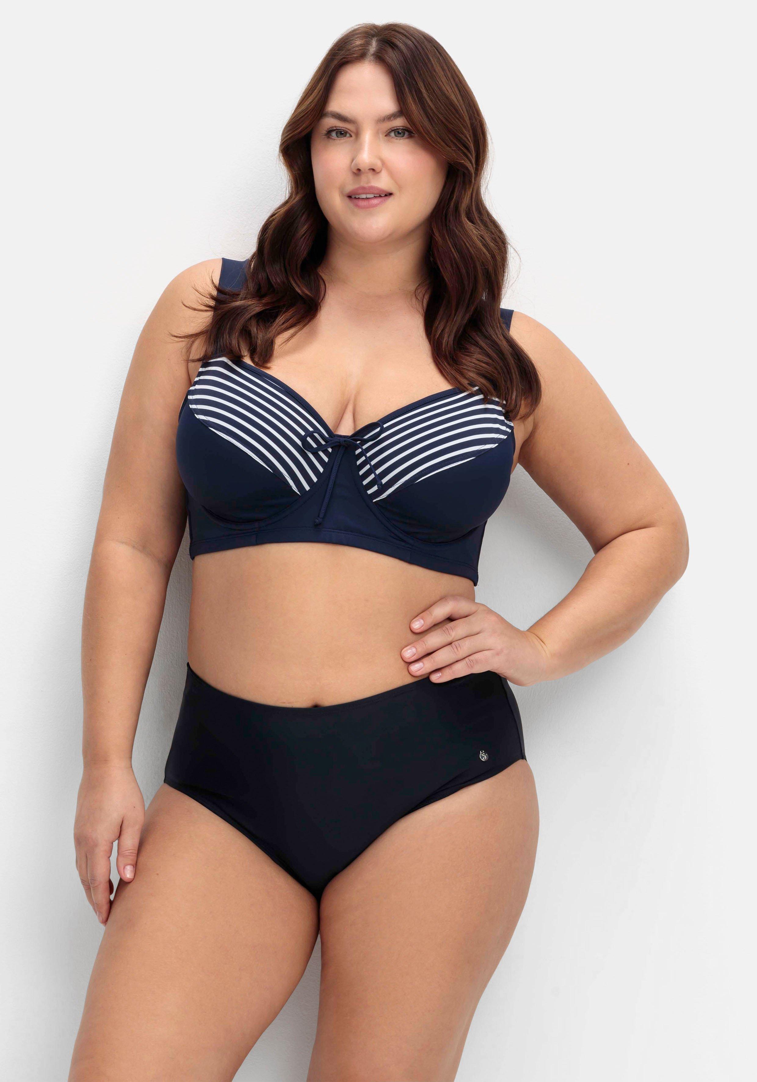 Bikinihose in hohem Schnitt, mit Shaping-Einsatz