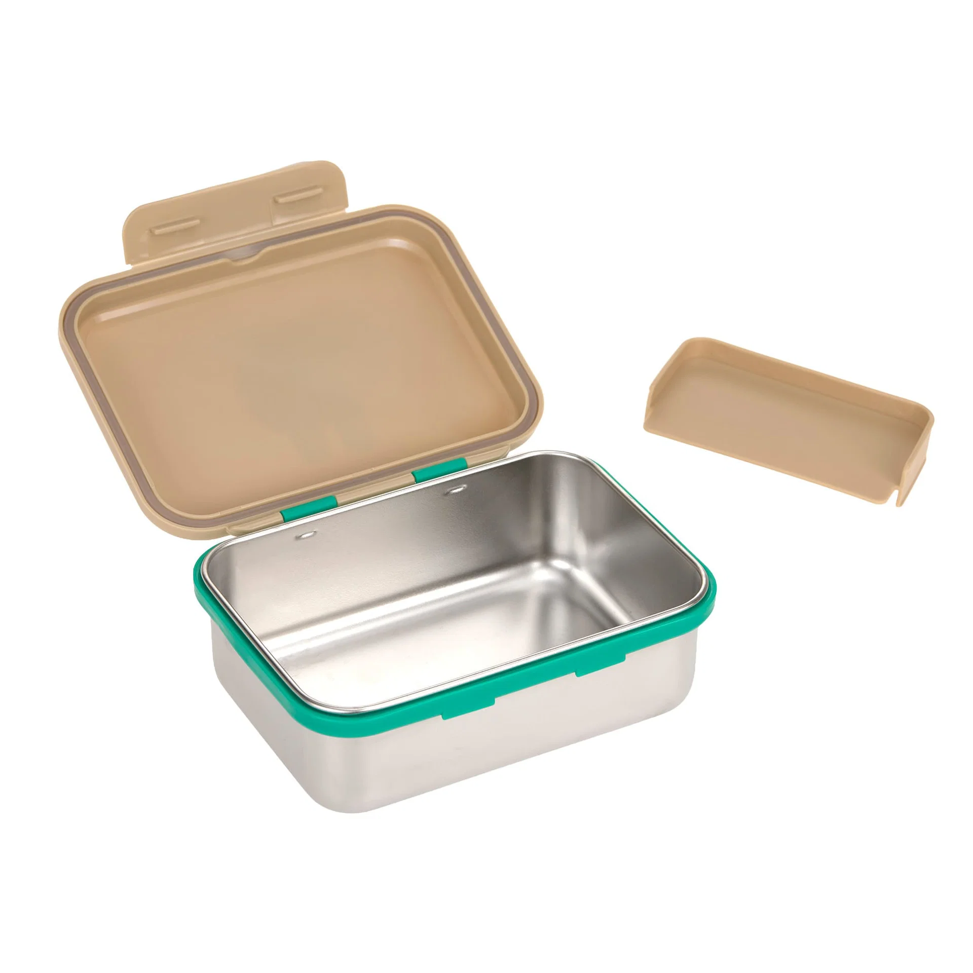 Lassig Lassig Lunchbox stainless steel Happy Trails Frog