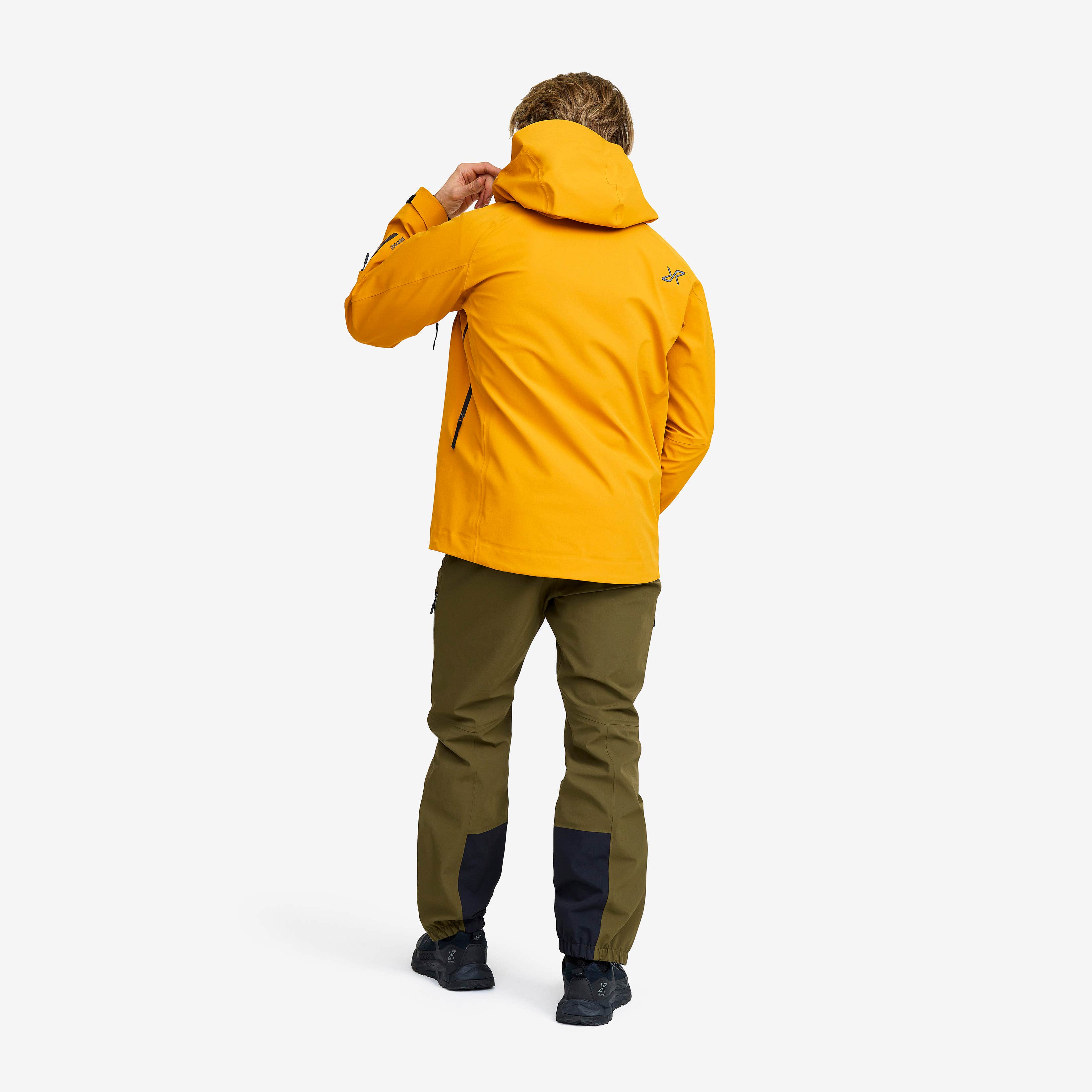 Cyclone 3L Shell Jacket Herre Golden Yellow