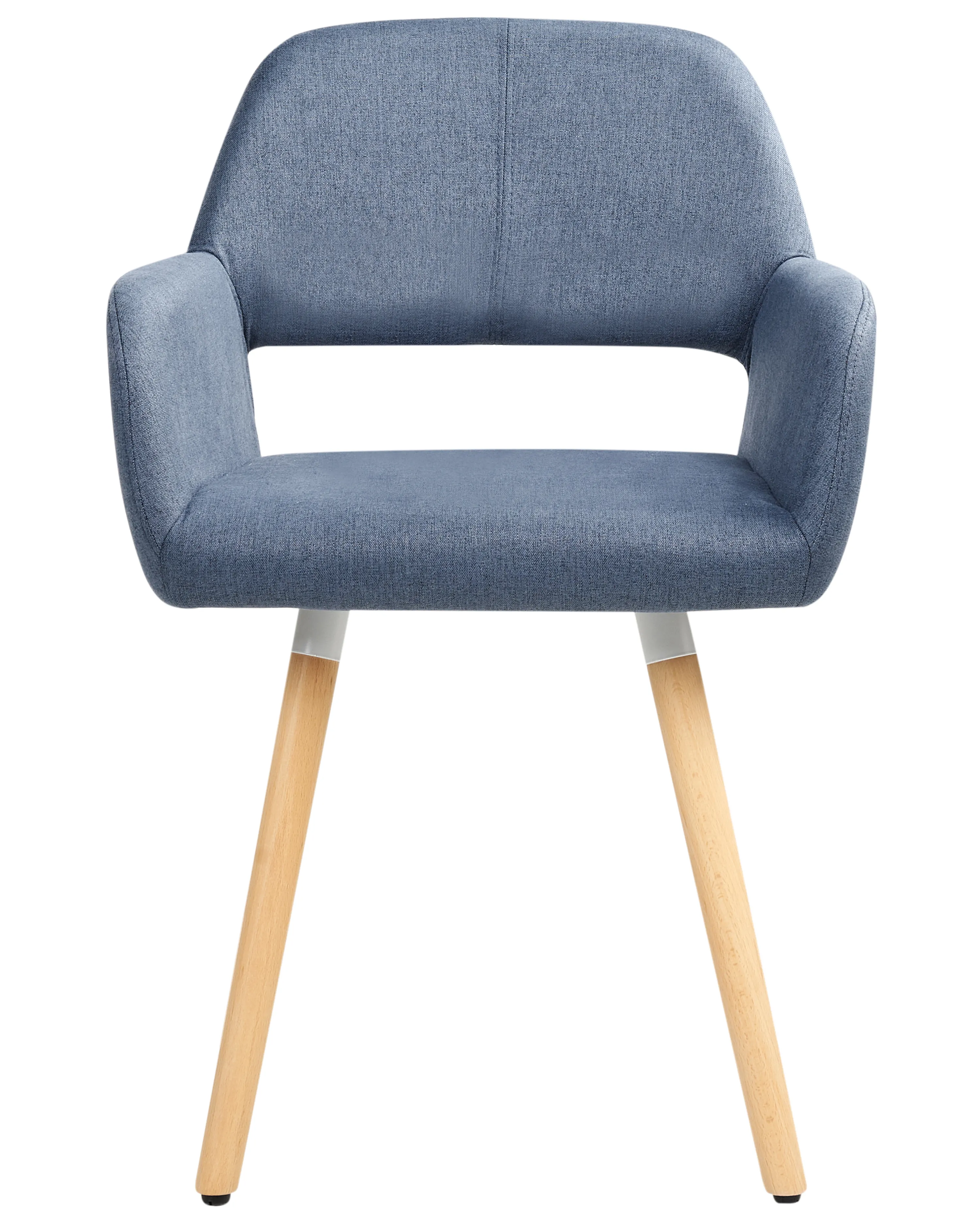 Set van 2 eetkamerstoelen CHICAGO Stof Marineblauw
