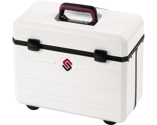 Lege Parat PARADOC TronX witte pilotenkoffer, op wielen, 29 liter