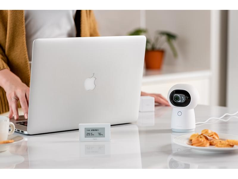 Aqara Motorisierte Netzwerkkamera mit Zigbee Gateway CH-H03 Zigbee WiFi Kamera Hub G3 mit Gesichts- und Gestenerkennung