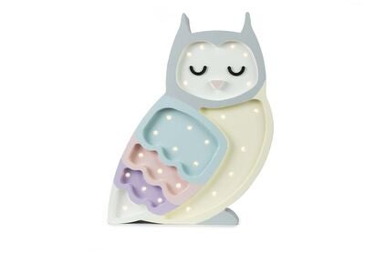 Little Lights Lampe Ugle, Multi