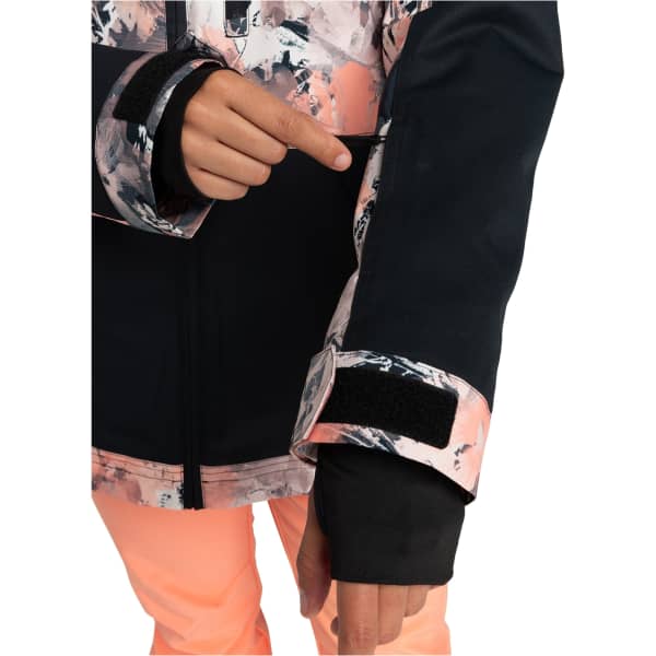Veste de ski ROXY PRESENCE PARKA PEACH PINK DREAMY PICTURE