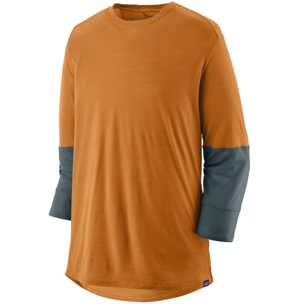 Maillot VTT PATAGONIA M'S MERINO BLEND 3/4 SLEEVE BIKE JERSEY GOLDEN CARAMEL