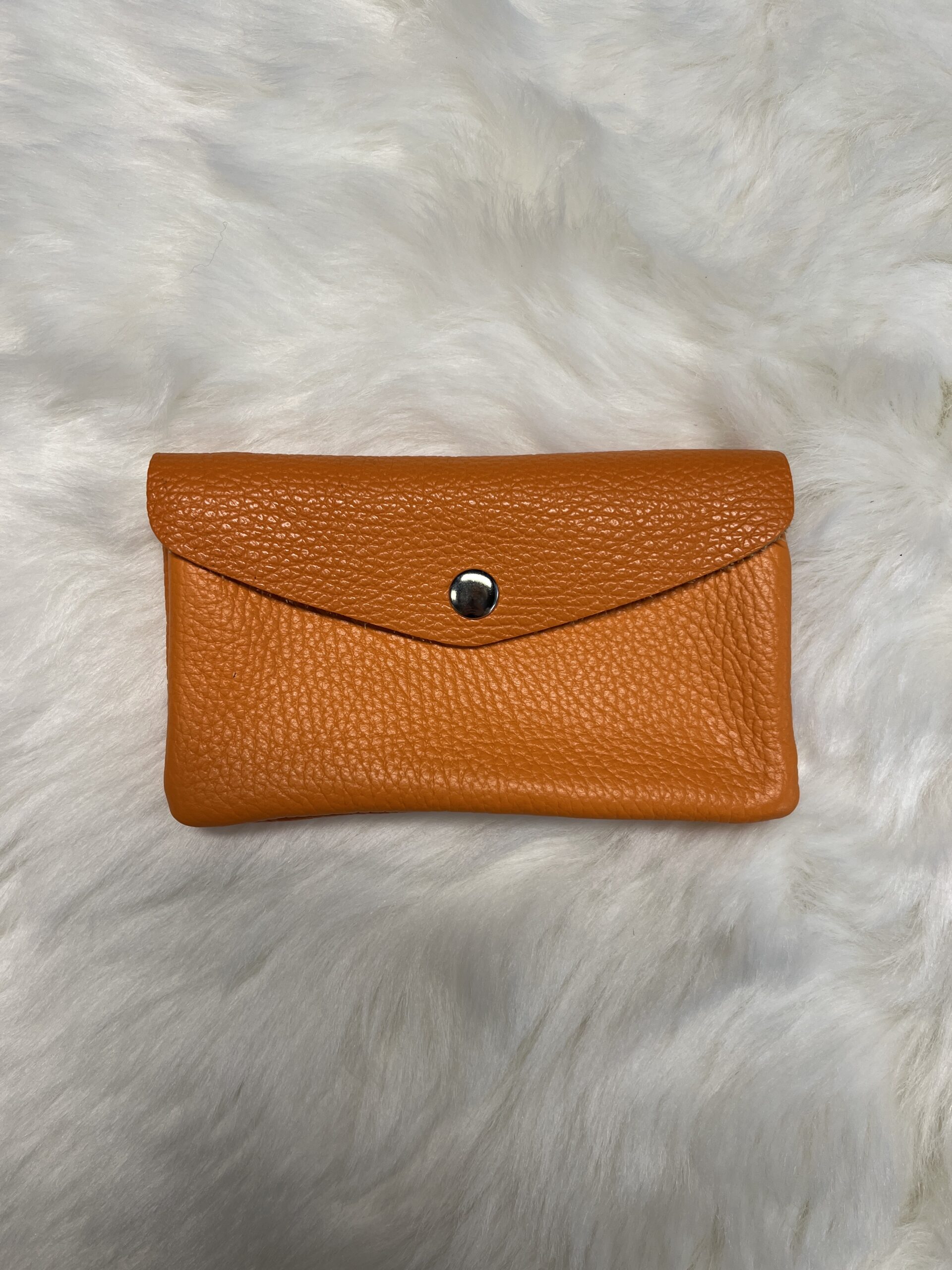 Lommers Leer Portemonnee L Evelyn | 9 Orange