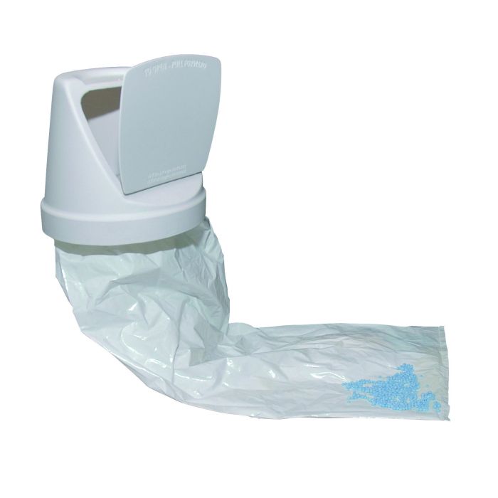Sani-biobin afvalzakken 13 liter wit 12 refills incl. hygiene coating (497513)