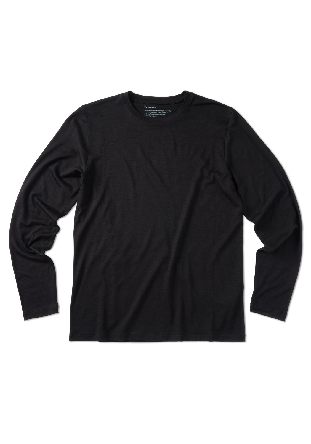Pinqponq Longsleeve Merino Men Core Sheep Black