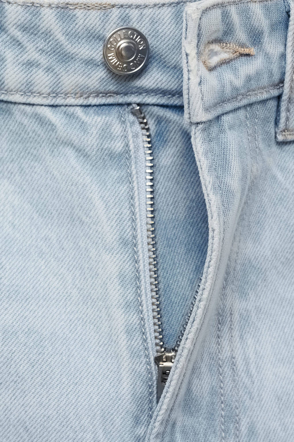 MANGO TEEN straight leg jeans lichtblauw
