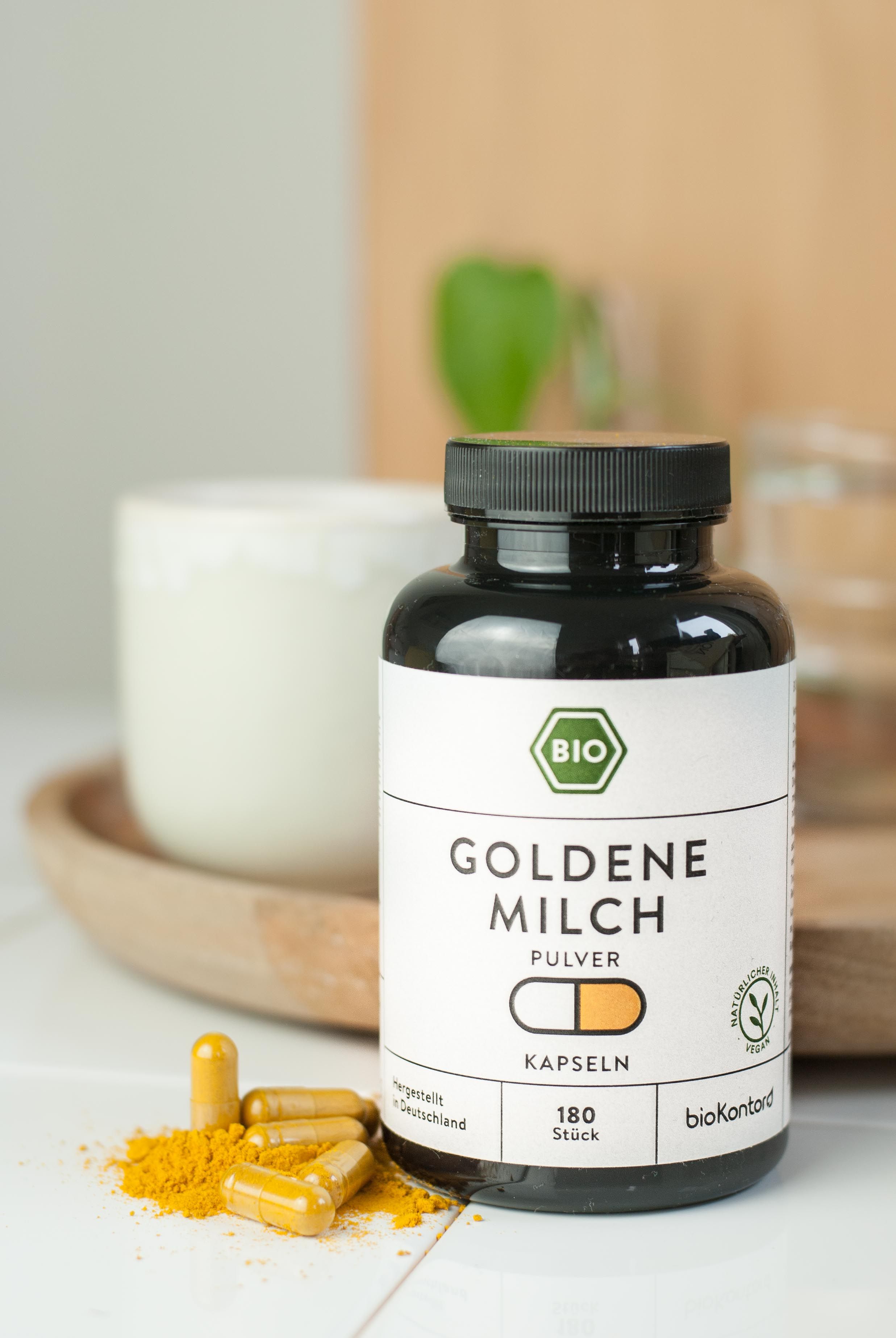 bioKontor Goldene Milch Pulver Kapseln