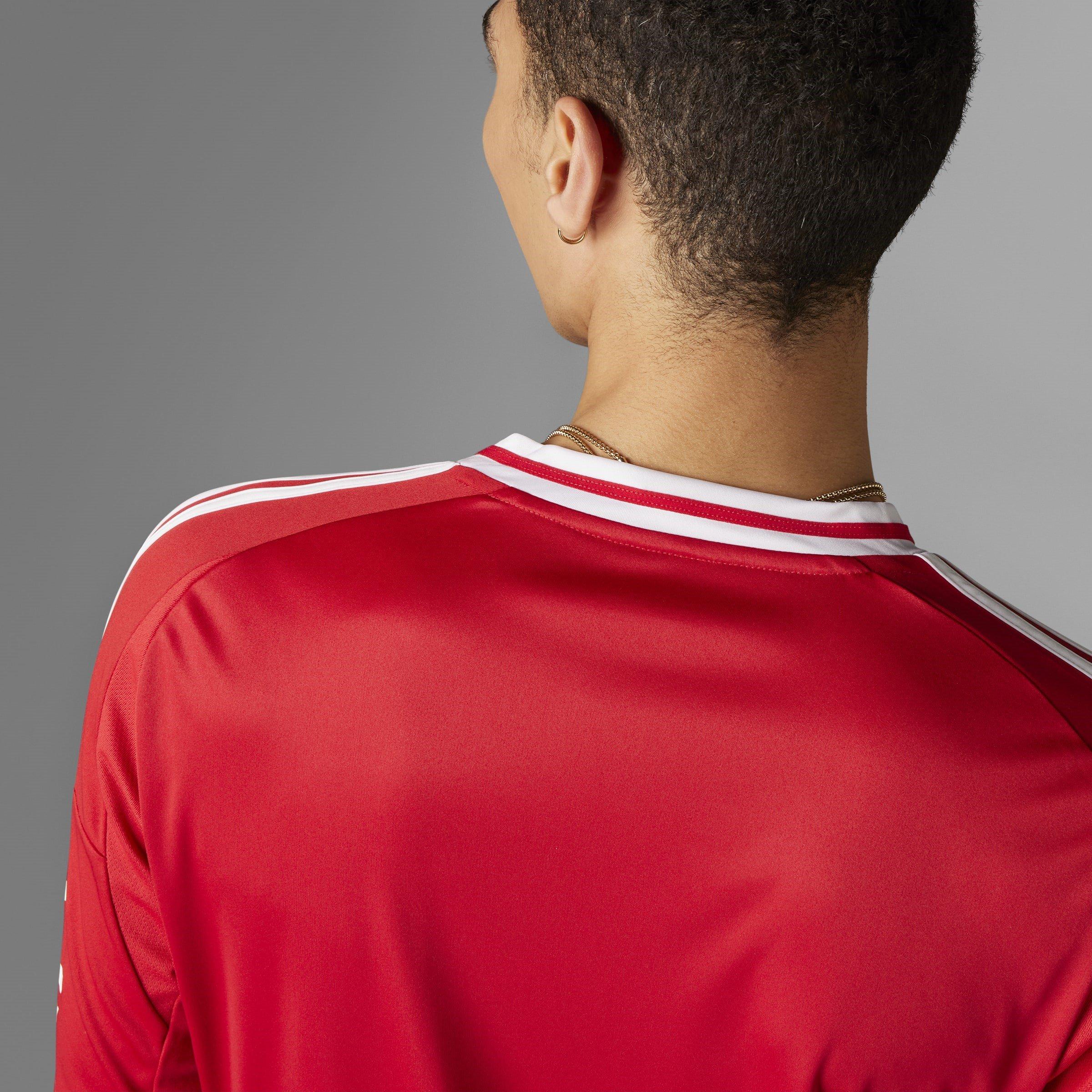 adidas Manchester United Home Long Sleeve Shirt 2024 2025 Adults