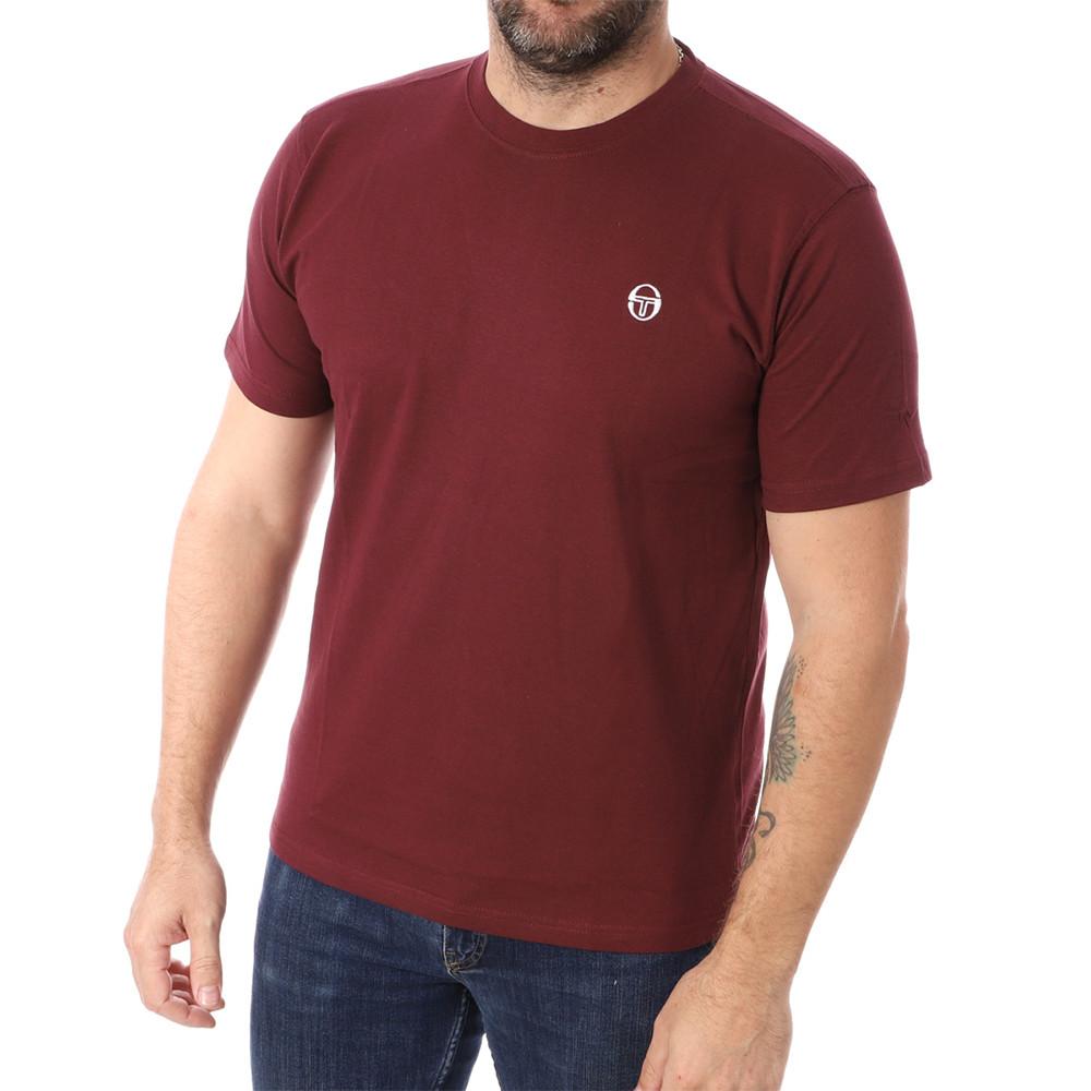 Sergio Tacchini T-shirt Bordeaux Homme Sergio Tacchini Iconic