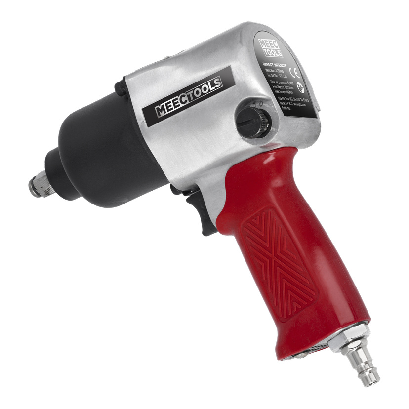 Trykkluftdrevet muttertrekkersett 13 deler 680 Nm 226 l/min