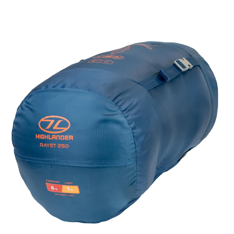 Highlander Rayet 250 mummyslaapzak - Blue