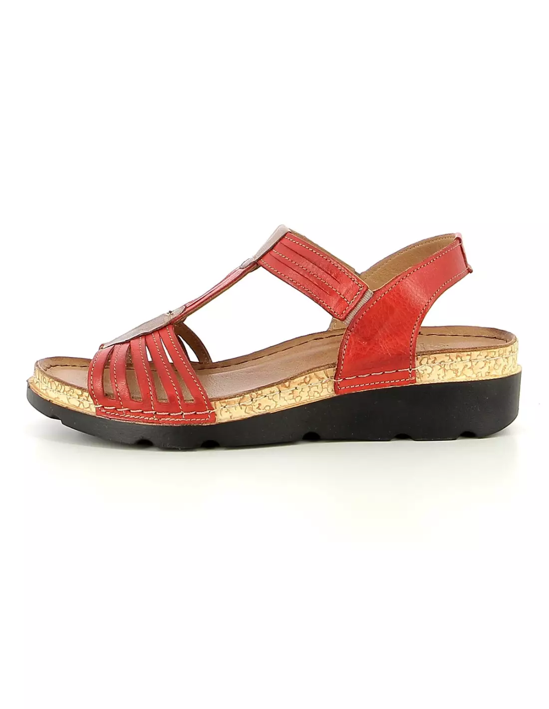 KARYOKA KA IZA ROUGE - Sandales & nu-pieds Rouge