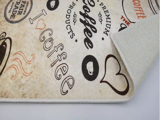 Tapis de cuisine 40x60 cm Polyester Lov Coffee