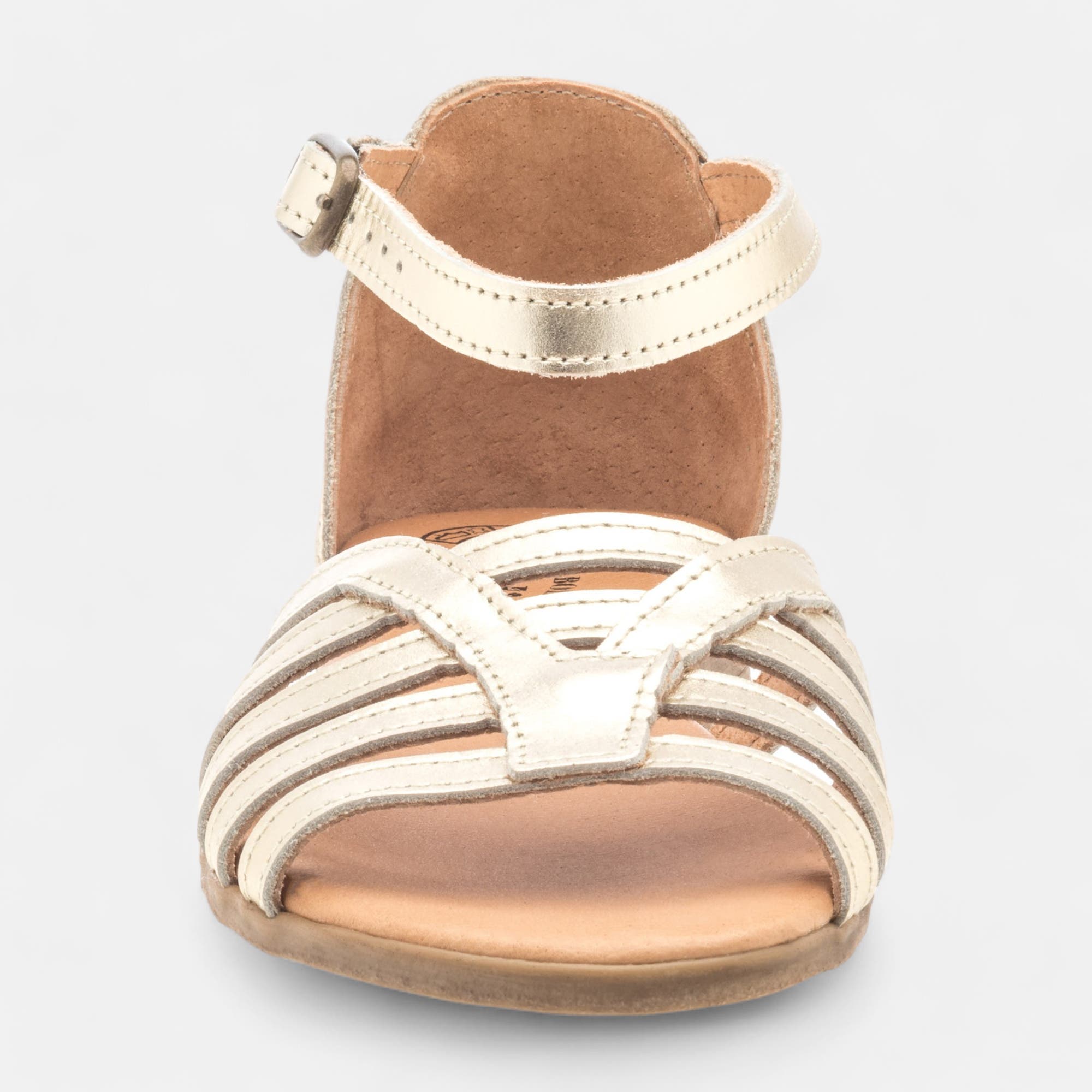 Sandales Femme en cuir or