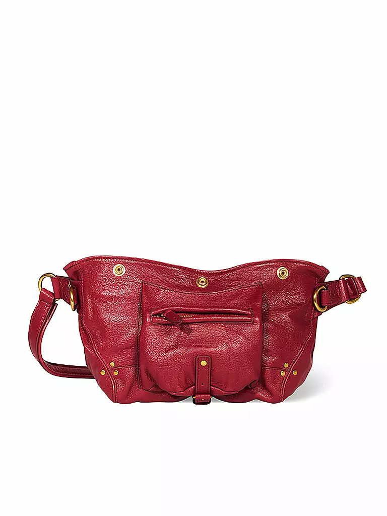 JEROME DREYFUSS Ledertasche - Gürteltasche BILLY BANANE rot