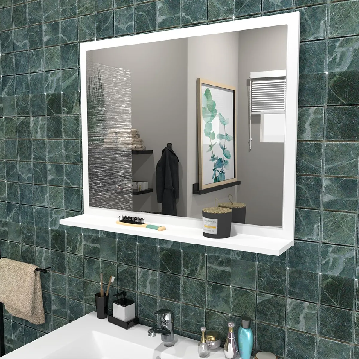 LE QUAI DES AFFAIRES Meuble sous-vasque 80 cm Blanc