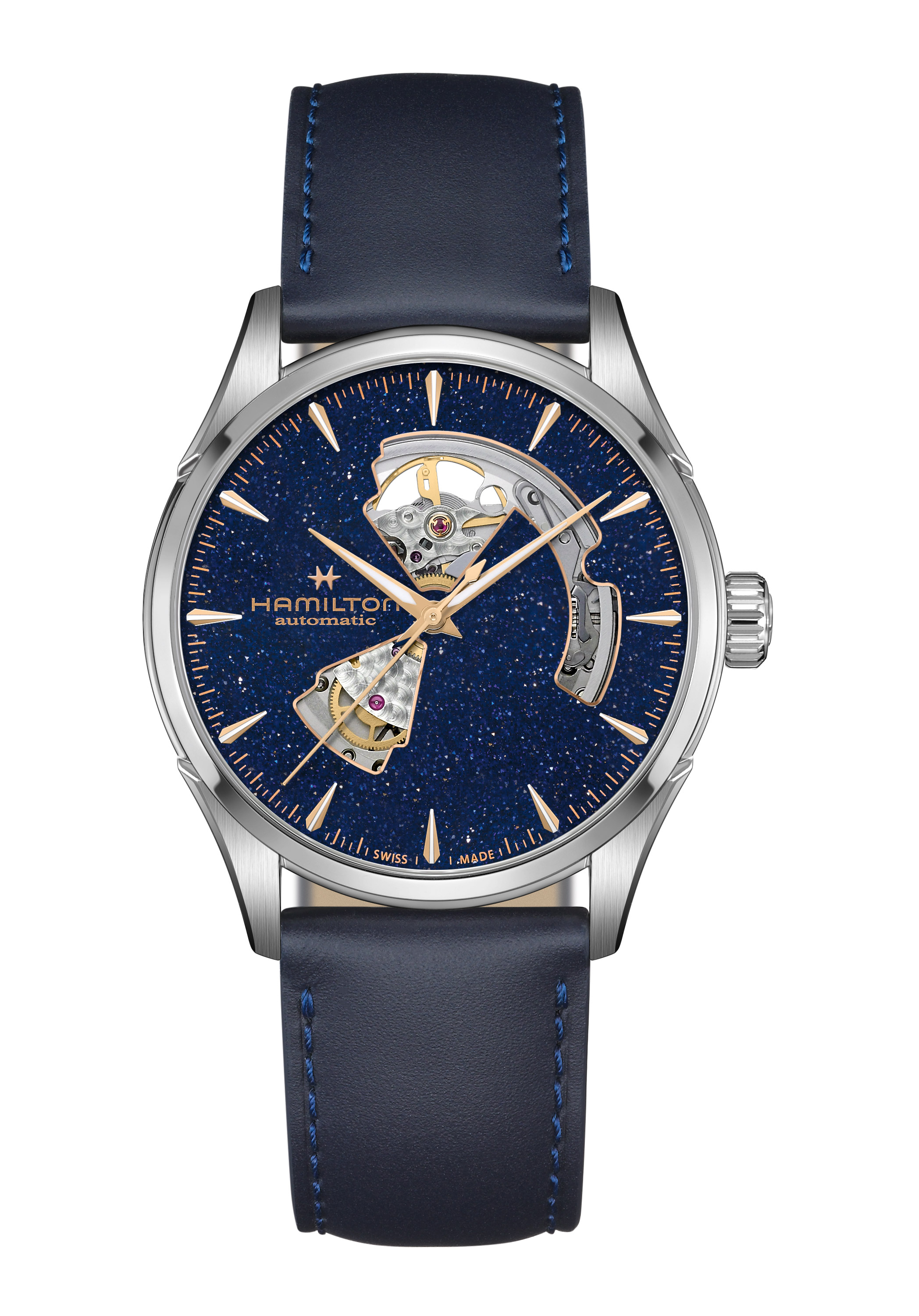 Hamilton Jazzmaster Open Heart Auto 42mm Blau H32705640