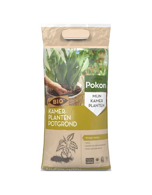 Pokon Bio Potgrond Kamerplanten Turfvrij - Potgrond Turf - 10 l