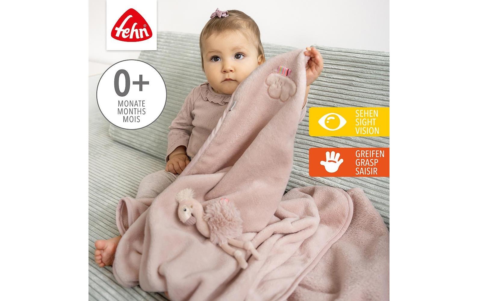 Fehn Babydecke »Flamingo«