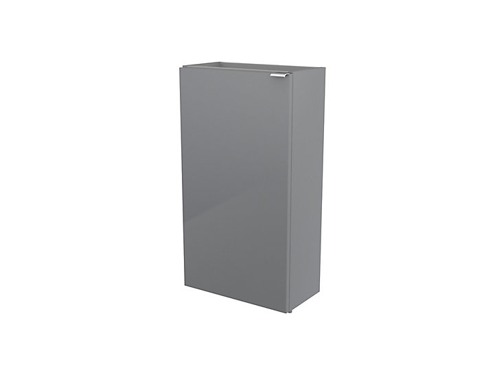 Meuble lave mains à poser GoodHome Imandra gris L.44 x H.79 cm