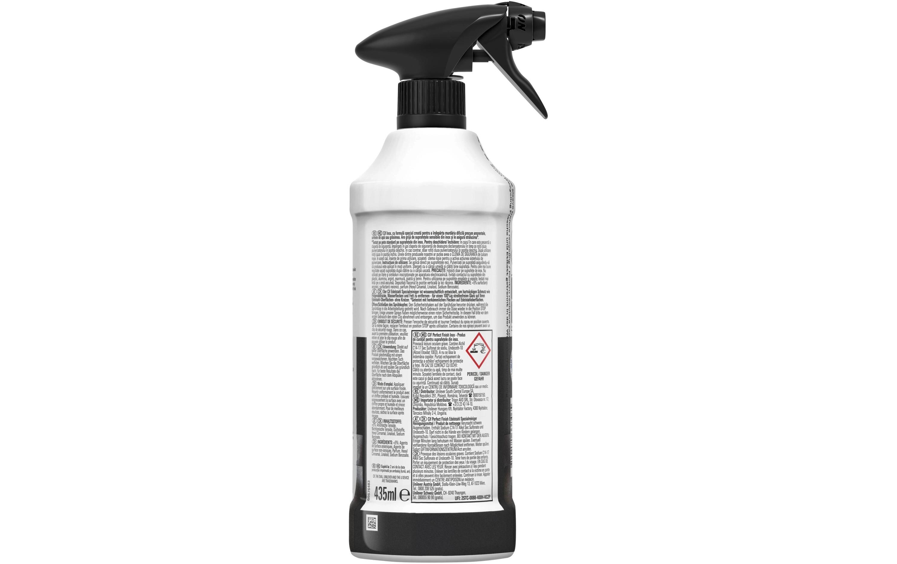 Edelstahlreiniger Perfect Finish Spray 435 mlSpezialreiniger für Edelstahl