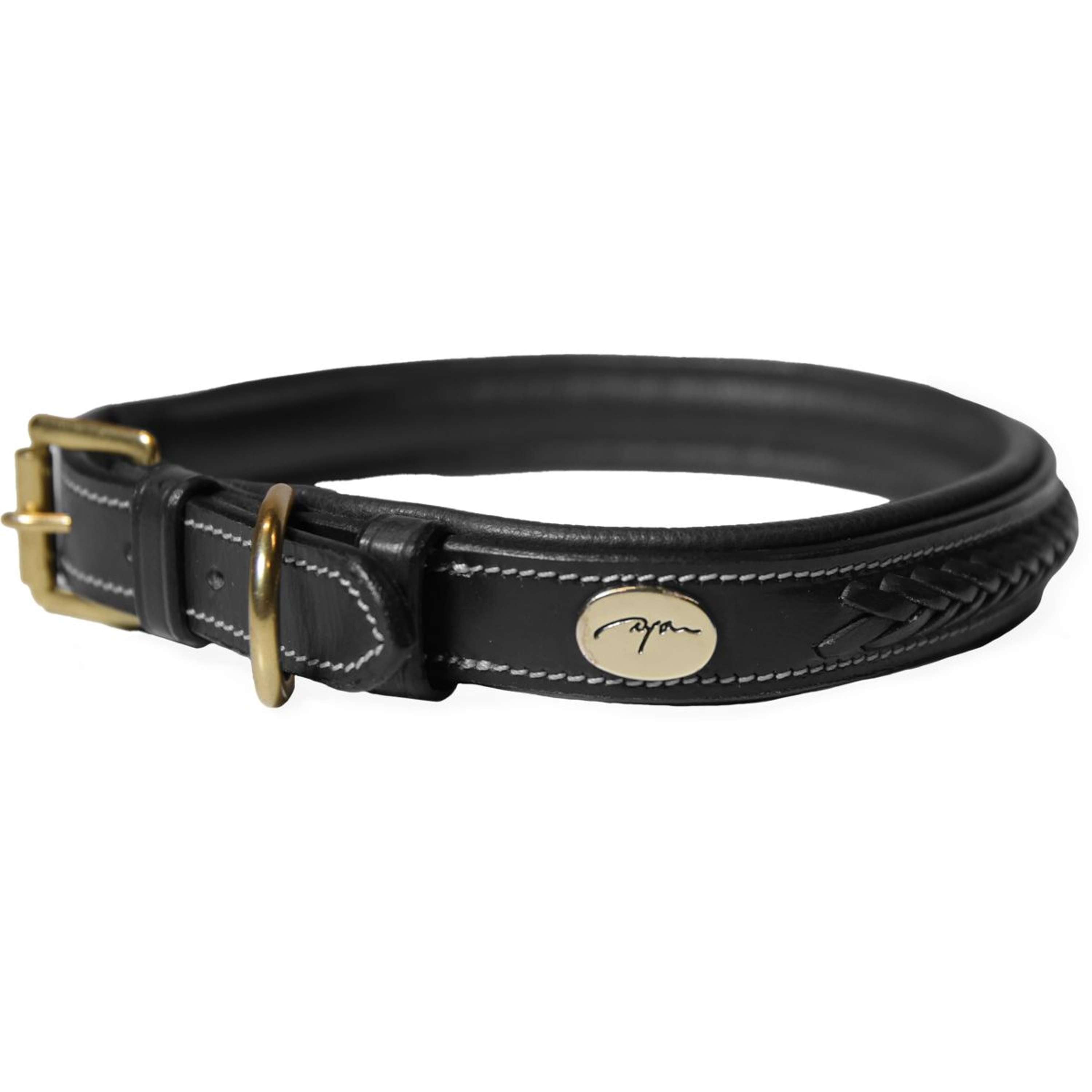 Dyon Halsband Gevlochten Bruin