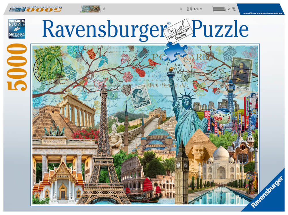 Ravensburger Puzzle 17118 - Big City Collage - 5000 Teile Puzzle für Kinder und Erwachsene ab 14 Jahren