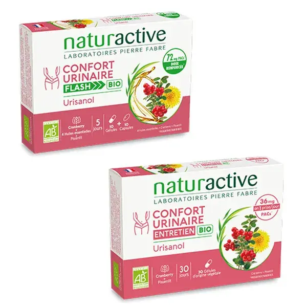 Kit de Manutenção para Conforto Urinário Naturaactive + Flash