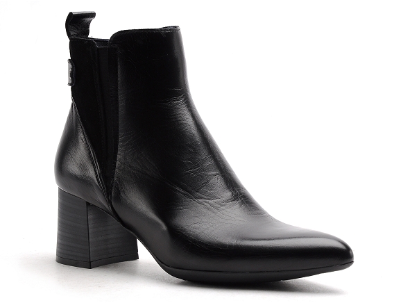Dorking boots bottine talons femme d9228 alca noir