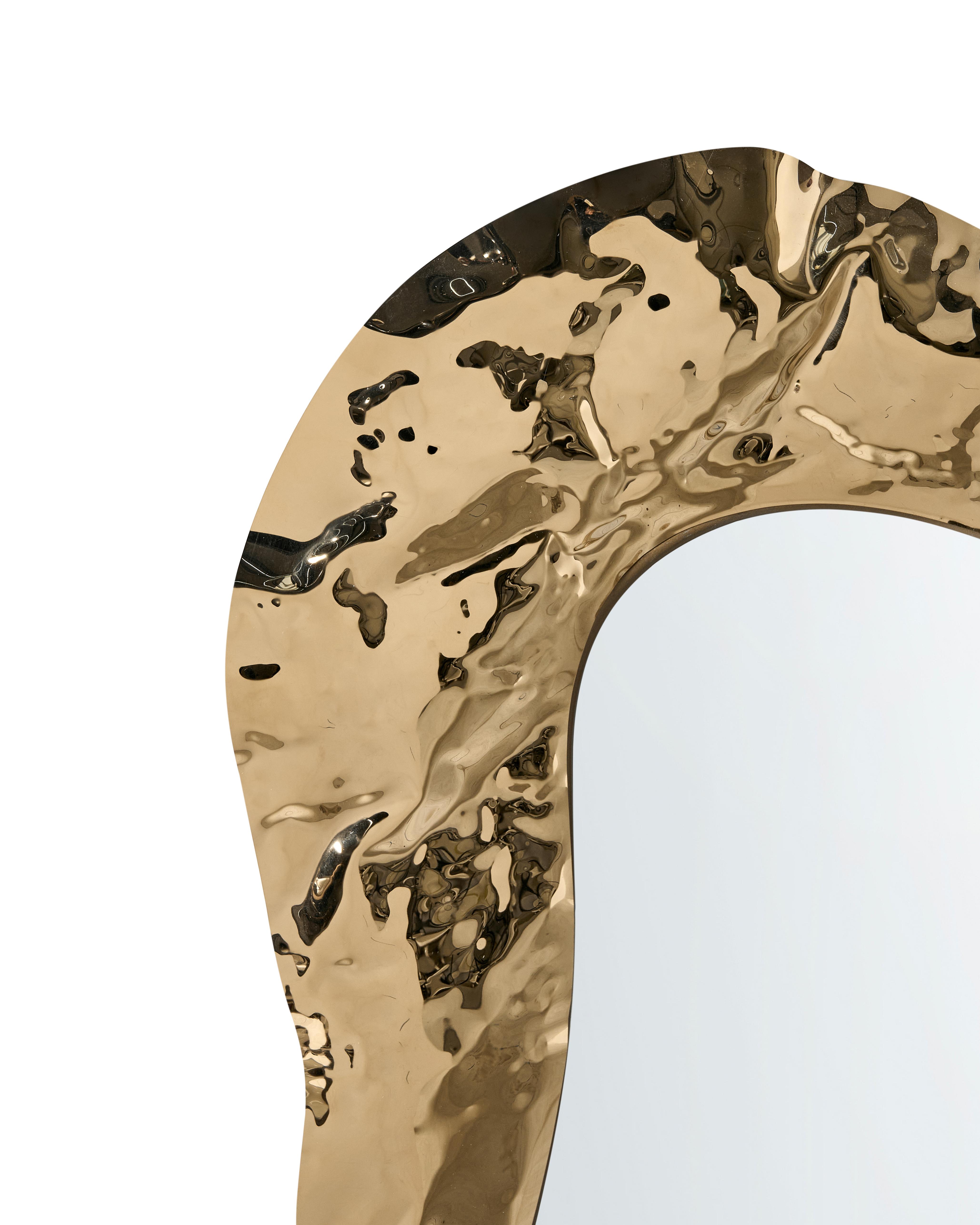 Wandspiegel JOSSIGNY 52 cm 79 cm Goud