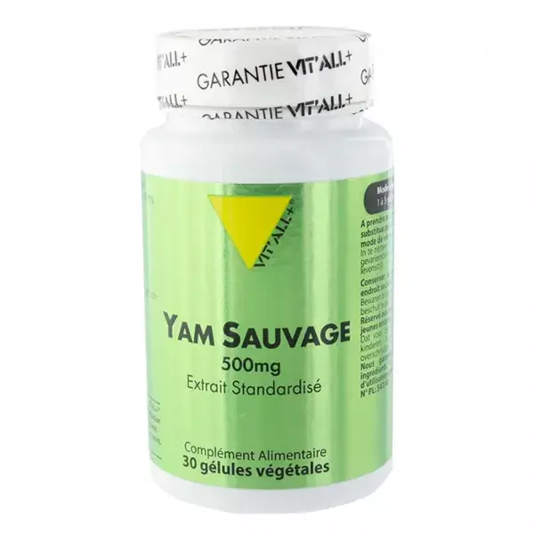 Vit'all+ Inhame Selvagem 500mg 30 cápsulas